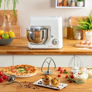 Mixer Moulinex QA150110, Masterchef Essential Kitchen Machine, 4.8 Liter, 800 watt