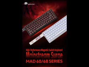 Madlions професионална геймърска механична клавиатура Professional Gaming Mechanical Keyboard MAD 60 PRO - White, 8K, Gateron Jade Customized [Linear]