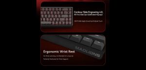 Madlions професионална геймърска механична клавиатура Professional Gaming Mechanical Keyboard MAD 60 PRO - White, 8K, Gateron Jade Customized [Linear]