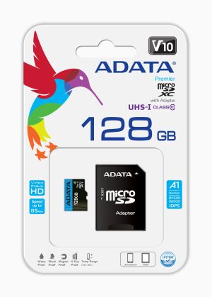128G SDXCM+A UHS-I CL10A1 ADAT