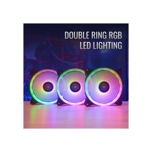 AeroCool Fan Pack 3-in-1 3x120mm - DUO 12 Pro - Addressable RGB with Hub, Remote - ACF3-DU10227.11
