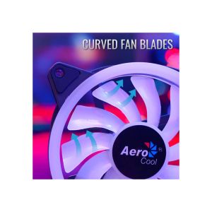 AeroCool Fan Pack 3-in-1 3x120mm - DUO 12 Pro - Addressable RGB with Hub, Remote - ACF3-DU10227.11