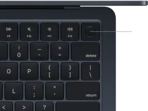 Лаптоп APPLE MacBook AIR 15" M4 10C 16/256 MW1L3ZE/A MD 15.3 ,MAC OS, MIDNIGHT