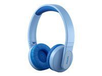 Volumul maxim al căștilor Bluetooth pentru copii PHILIPS este limitat la 85 dB albastru
