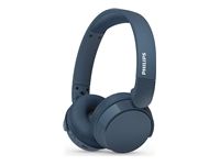 Căști PHILIPS fără fir pe ureche cu drivere pentru microfon de 32 mm/albastru închis