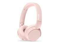 Căști PHILIPS fără fir pe ureche cu drivere pentru microfon de 32 mm/roz închis