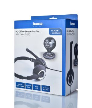 Headphones with microphone HAMA HS-P150, 139998 