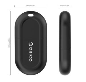Orico Bluetooth 4.0 USB adapter, black - BTA-408-BK