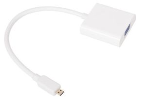 VCom Adapter Mini HDMI CM to VGA F White - CG592-0.15m
