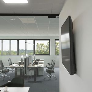 Hama TV Wall Bracket, Rigid, Theft Protection, 165 cm (65") up to 50 kg