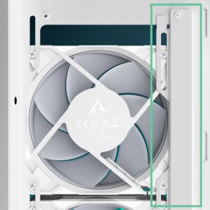 Arctic Case E-ATX - Xtender (White) - 5 A-RGB Fans included