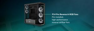 Arctic кутия Case E-ATX - Xtender (Mirror Black) - 5 A-RGB Fans included