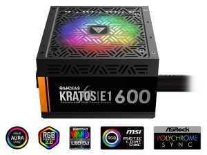 Gamdias Захранване PSU 600W Addressable RGB - KRATOS E1-600