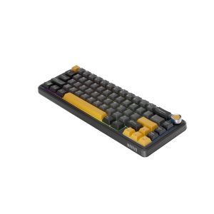 Marvo безжична механична геймърска клавиатура Wireless Gaming Mechanical keyboard Titan 65 - KG984W Black - Banana Crystal [Linear]