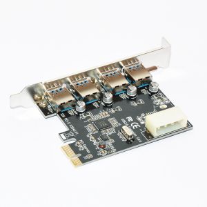 Placă Makki PCI-E 4 x porturi USB3.0 - MAKKI-PCIE-4XUSB30-V1