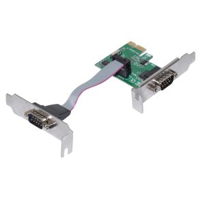 Makki Low Profile PCI-E card to 2 x Serial port - MAKKI-PCIE-SERIAL-LP