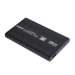 Carcasa externa Makki pentru hard disk Carcasa externa 2.5" SATA USB3.0 Aluminiu Negru
