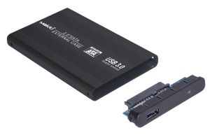 Makki External Case 2.5" SATA USB3.0 Aluminium Black