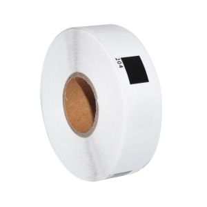 Makki Brother DK-11204 ROLL ONLY - Multi Purpose Labels, 17mmx54mm, 400 labels per roll, Black on White - MK-DK-11204-RO