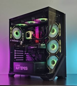 RX 9070XT 16GB/ Ryzen 7-7800X3D/ RAM 32GB/ SSD 1TB/ B850 Wi-Fi/ 1000W/ Водно Охлаждане/ Геймърски компютър Dark Reaper DR006