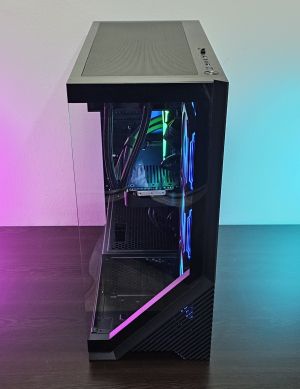 RX 9070XT 16GB/ Ryzen 7-7800X3D/ RAM 32GB/ SSD 1TB/ B850 Wi-Fi/ 1000W/ Водно Охлаждане/ Геймърски компютър Dark Reaper DR006