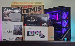 RX 9070XT 16GB/ Ryzen 7-7800X3D/ RAM 32GB/ SSD 1TB/ B850 Wi-Fi/ 1000W/ Водно Охлаждане/ Геймърски компютър Dark Reaper DR006