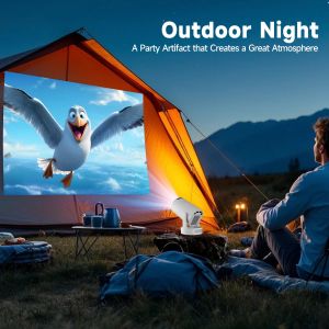 MagCubic Portable LED Projector HY300 Pro+ - 4K, Android 11, Wi-Fi, Bluetooth 5.4