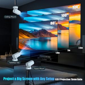 MagCubic Portable LED Projector HY300 Pro+ - 4K, Android 11, Wi-Fi, Bluetooth 5.4