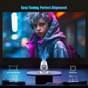 MagCubic Portable LED Projector HY300 Pro+ - 4K, Android 11, Wi-Fi, Bluetooth 5.4