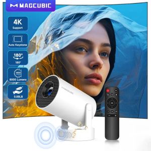 MagCubic Portable LED Projector HY300 Pro+ - 4K, Android 11, Wi-Fi, Bluetooth 5.4
