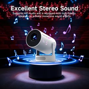 MagCubic Portable LED Projector HY300 Pro+ - 4K, Android 11, Wi-Fi, Bluetooth 5.4