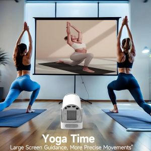 MagCubic Portable LED Projector HY300 Pro+ - 4K, Android 11, Wi-Fi, Bluetooth 5.4