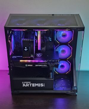 RTX 3090 24GB/ Ryzen 7-7700/ RAM 32GB/ SSD 1TB/ 1000W Захранване/ B650/ Геймърски компютър Dark Reaper DR031