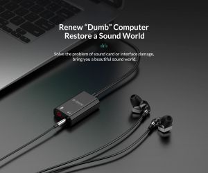 Orico външна звукова карта USB Sound card - Headphones, Mic, Black - SKT2-BK