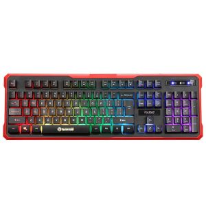 Marvo геймърска клавиатура Gaming Keyboard K629G - 104 keys, sound-reactive lighting