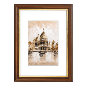 Hama "Venice" Wooden Frame, brown, 30 x 40 cm