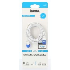 Hama "Flexi-Slim" Network Cable, CAT 6a, 10 Gbit/s, U/UTP, 3.00 m
