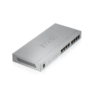 Switch ZyXEL GS1008-HP, 8 porturi gigabit PoE+ negestionat, 60W