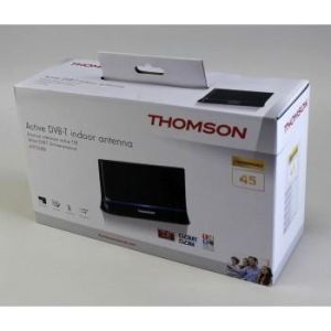 Antenă de interior HAMA Thomson ANT1538, HDTV/3D, DVB-T/T2, Active, Perf. 45, negru