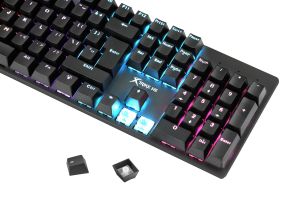 Tastatură mecanică Xtrike ME Tastatură pentru gaming Tastatură mecanică 104 taste GK-915 - iluminare de fundal în 5 culori