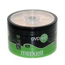 DVD+R MAXELL, 4,7 GB, 16x, 50 buc.