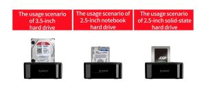Orico Storage stație de andocare - HDD/SSD Dock - 2 BAY Clone 2.5/3.5 USB3.0 - 6228US3-C