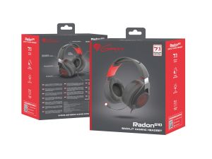 Headphones Genesis Gaming Headset Radon 610 7.1, Backlight