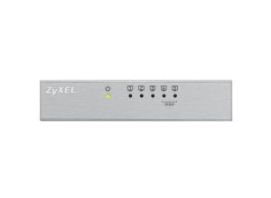 Комутатор ZyXEL ES-105AV3, 5-port 10/100Mbps Ethernet switch, 2x QoS (!), desktop, metal housing