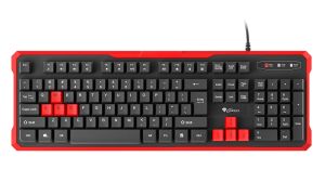 Tastatură Genesis Gaming Keyboard Rhod 110 Red Us Layout