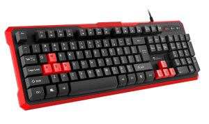 Keyboard Genesis Gaming Keyboard Rhod 110 Red Us Layout