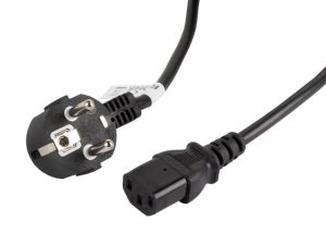 Cable Lanberg CEE 7/7 -> IEC 320 C13 power cord 3m VDE, black