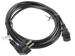 Cable Lanberg CEE 7/7 -> IEC 320 C13 power cord 3m VDE, black