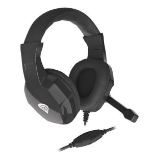 Headphones Genesis Gaming Headset Argon 100 Black Stereo
