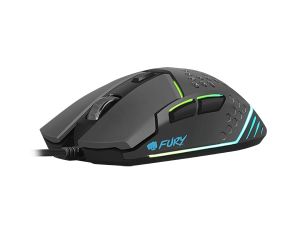 Mouse Fury Gaming Mouse Battler 6400 DPI Optical With Software Black